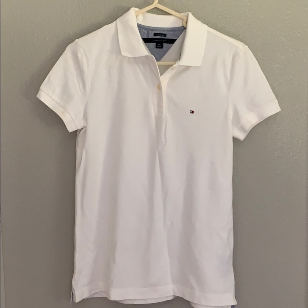 White Tommy relaxed fit polo